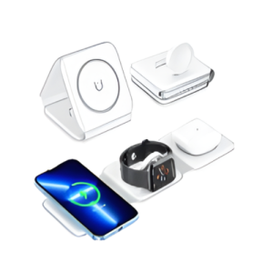 ESTACION DE CARGA INALAMBRICA 3 EN 1