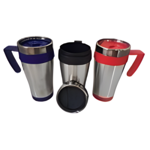 Mug Acero Exterior / Interior Plástico 400 ml