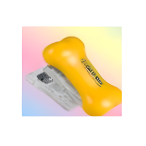 CANDADO DE METAL HUESO