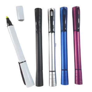 LAPICERO PLASTICO CON RESALTADOR 3