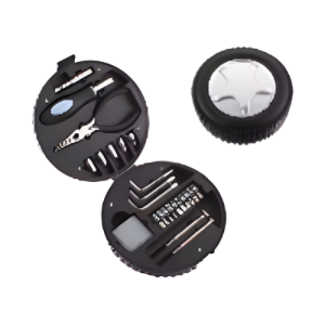 SET DE HERRAMIENTA EN FORMA DE LLANTA