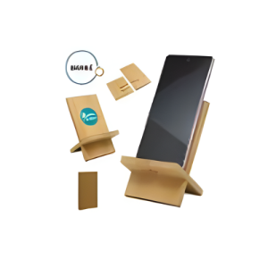 SOPORTE DE BAMBU PARA CELULAR